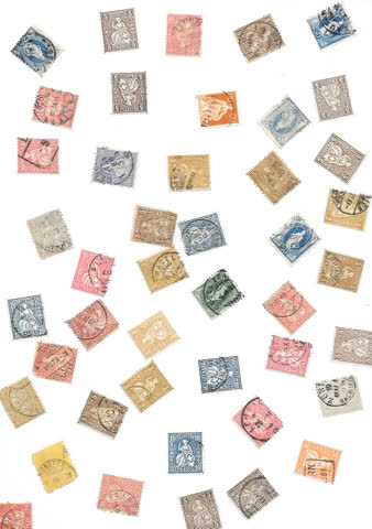 diverse Sitzende Helvetia