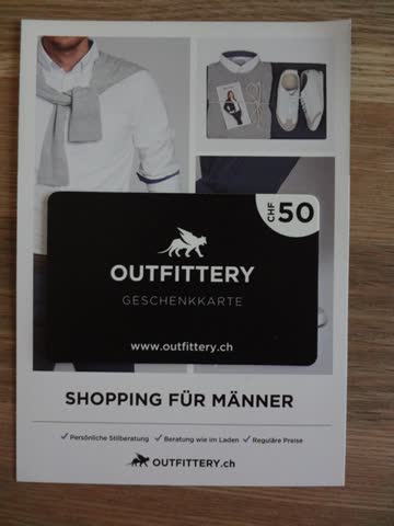 Exsila Artikel: !NEU! Gutschein von OUTFITTERY Fr. 50.-