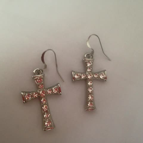 Exsila Artikel: Kreuz Ohrringe Modeschmuck