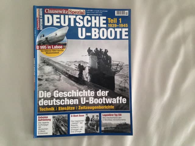 Zeitschrift Clausewitz Spezial "Deutsche U-Boote Teil 1"