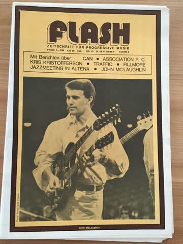 Exsila Artikel: FLASH - Zeitschrift für progressive Musik - 1972