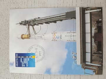 Exsila Artikel: Postkarte 1979 Europäische Weltraumorganisation
