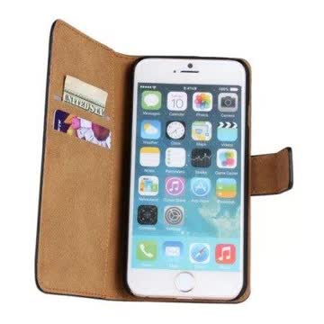 Schwarz Flip Cover für iPhone 6+/6+S