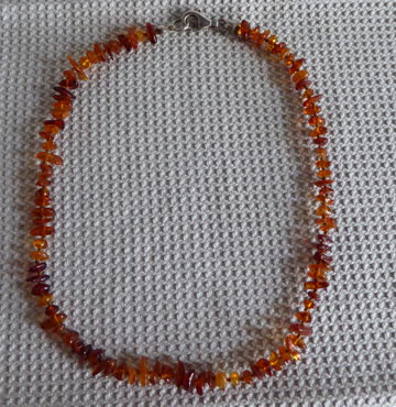 Exsila Artikel: Bernsteinkette für Kinder (Zahnketteli) - 34 cm NEU