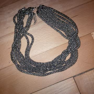 Exsila Artikel: silberne halskette - fast neu