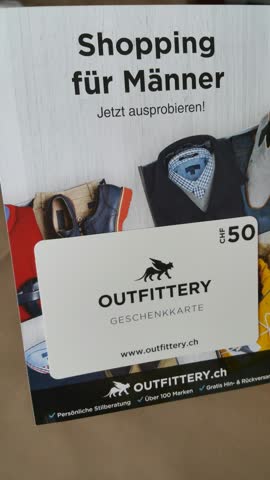 Exsila Artikel: Outfittery Geschenkkarte