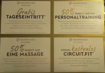 Exsila Artikel: Holmes Place Gutscheine (Filiale Crowne Plaza)
