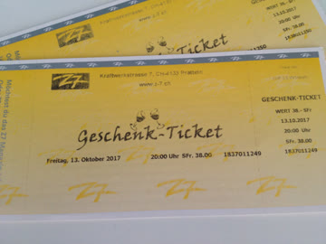 Geschenk Ticket Z7 Pratteln