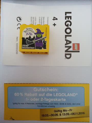 LEGOLAND 60% Rabatt Gutschein inkl. exklusivem LEGO-Stein