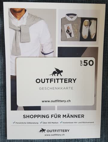 Exsila Artikel: Outfittery Geschenkkarte 50.00