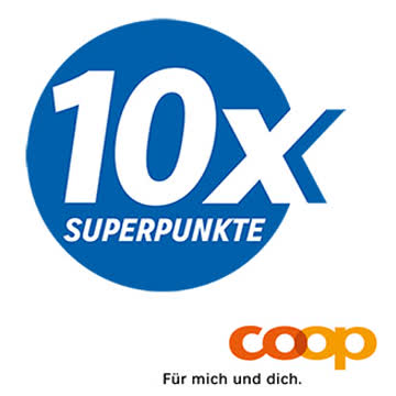 Coop, Gutschein 10 x Superpunkte gültig bis 12. November