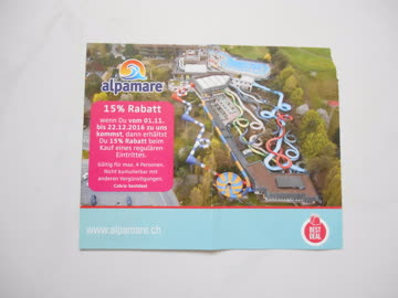 Gutschein für Alpamare