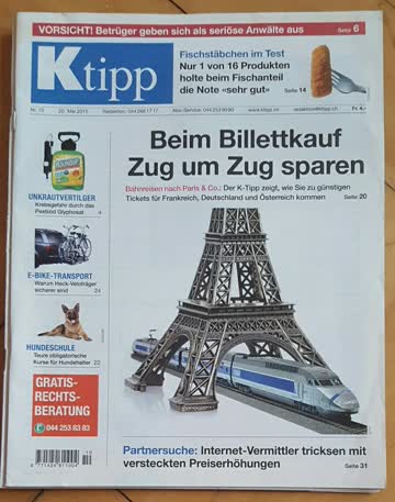 Exsila Artikel: Ktipp Nr 10 / Mai 2015