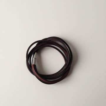 Exsila Artikel: Lederarmband mit Magnetverschluss, neu