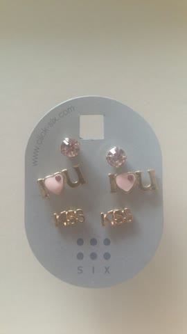 Exsila Artikel: Ohrringe "Herz" NEU ungetragen