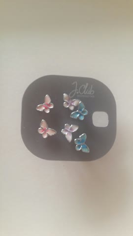 Exsila Artikel: Ohrringe "Schmetterlinge" NEU ungetragen