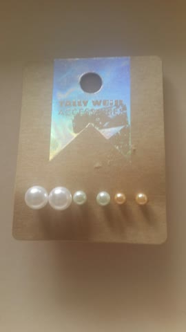 Exsila Artikel: Ohrringe "Perlen"  NEU ungetragen