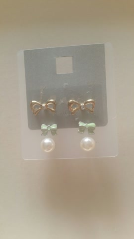 Exsila Artikel: Ohrringe "Schleife" NEU ungetragen