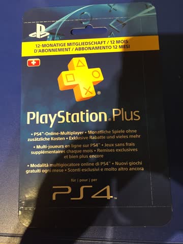 Exsila Artikel: Playstation Plus Online Abo für Playstation 4 für 1 Jahr
