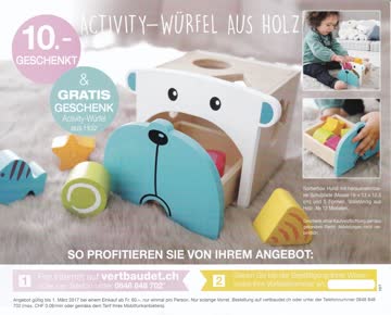Vertbaudet Gutschein Fr. 10.00 gültig bis 01.03.2017