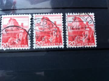 1938 Landschaftsbilder 20 Rp 1938 1 Lot zu 10 x San Salvato