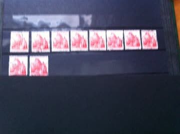 1938 Landschaftsbilder 20 Rp 1938 1 Lot zu 10 x San Salvato