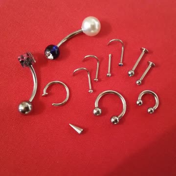 Exsila Artikel: !! NEU!! Piercingset 12 Teilig