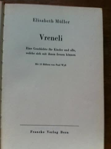 Vreneli von Elisabeth Müller