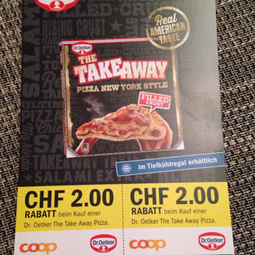 Exsila Artikel: Rabattgutschein Dr. Oetker Take Away Pizza