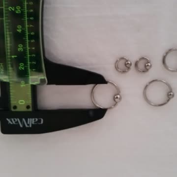 !! 💖 Neu!! 10 stück klemmkugelpiercing