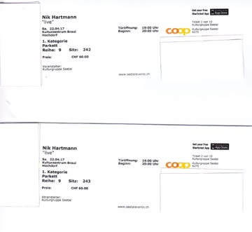 Exsila Artikel: 2 Tickets Nik Hartmann
