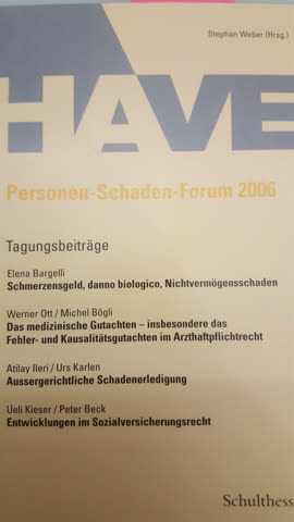 HAVE Personen-Schaden-Forum 2006