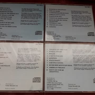 4 x CLASSIC ROCK CD's