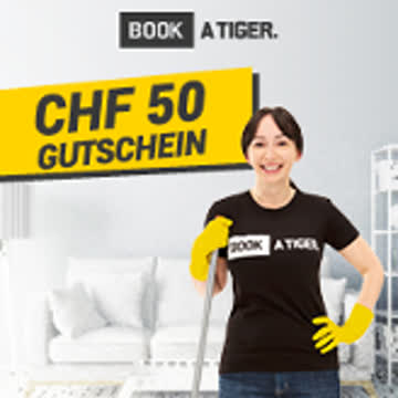 Exsila Artikel: Book a Tiger - Gutschein für Putzfrau 50.- Fr.