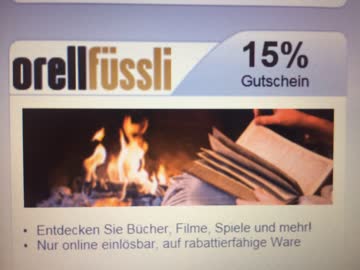 Orell Füssli - Gutschein 15%