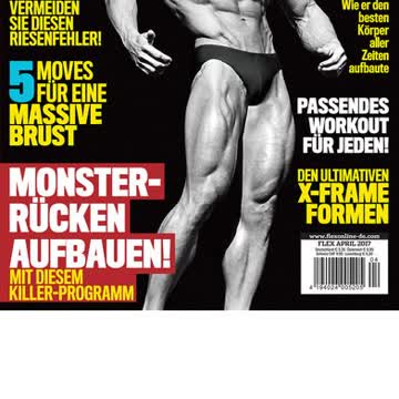 Aprilausgabe FLEX (Bodybuilding & Muskelaufbau) April 2017