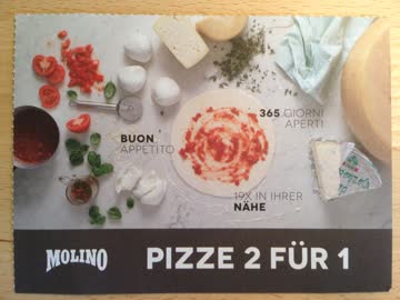 Exsila Artikel: Molino: Pizze 2 für 1