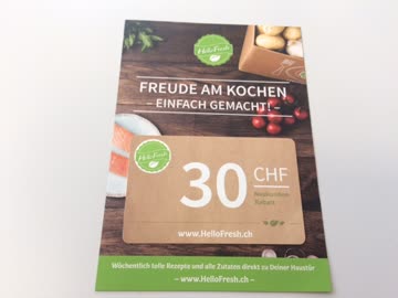 Hello Fresh 30.- Neukundenrabatt