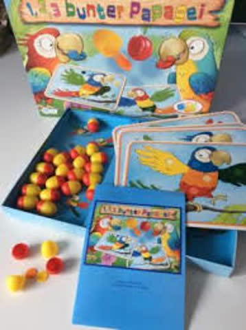 1, 2 , 3 bunter Papagei - tolles Spiel ab 5 Jahren!!