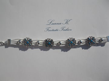 Exsila Artikel: Lederarmband mit Zierelementen *NEU*