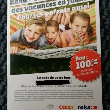 Exsila Artikel: REKA Rabattgutschein SFr. 100.-