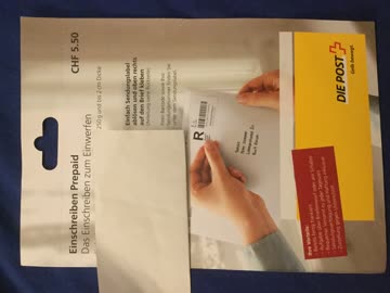 Einschreiben Prepaid