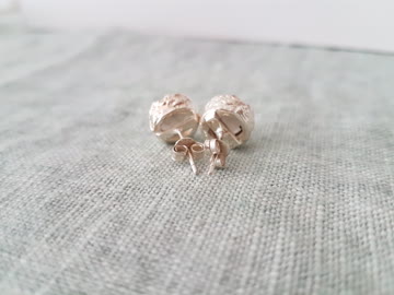 Echt Silber Ohrstecker mit Rauchquarz neu