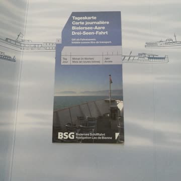Exsila Artikel: Tageskarte Bielersee Schifffahrt