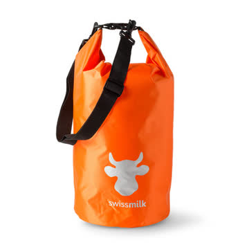 Schwimmsack ORANGE / Dry Bag - wasserdicht - Swissmilk NEU