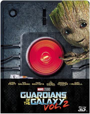 GUARDIANS OF THE GALAXY VOL. 2 - Limited Steelbook - Blu-ray 3D + Blu-ray