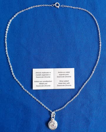 Exsila Artikel: Halskette mit Swarovski-Zirconia-Anhänger - NEU !!