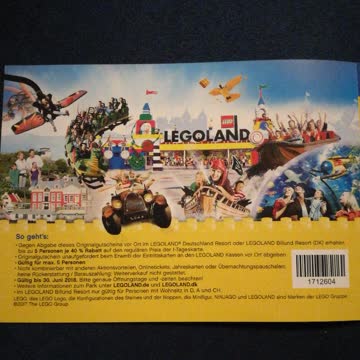 Exsila Artikel: Rabattgutschein LEGOLAND