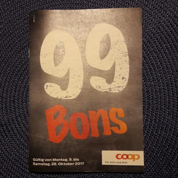 99 Bons von Coop