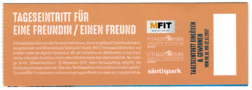 Exsila Artikel: Migros-Fit / Tageseintritt: MFIT, Fitnesspark und Säntispark